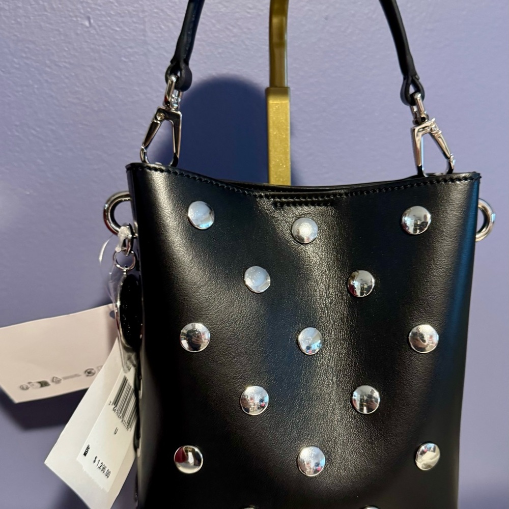 Stella McCartney Studded Black Handbag- NEW - Picture 10 of 10